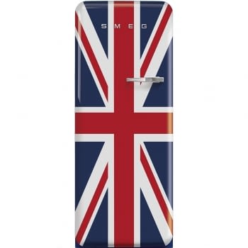 Frigorífico-Congelador Bandera UK Smeg FAB28LDUJ5 | Retro Años 50 | Bisagra Izquierda | Clase D