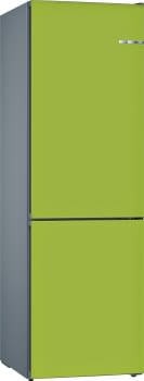 Frigorífico combi KVN39IHEA Bosch | Libre instalación con puertas personalizables | 203 x 60 cm | Verde lima