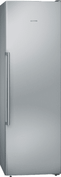 Congelador Vertical Siemens GS36NAIEP 1 Puerta Inox antihuellas | 186 x 60 cm | 242 Litros | Dispensador cubitos | No Frost | iQ500 | Clase E