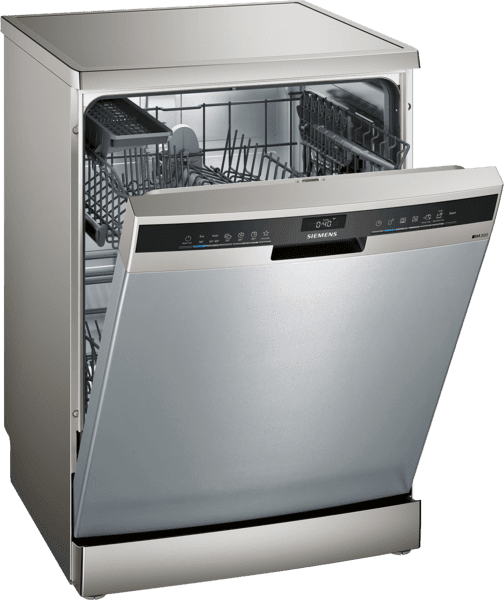 Lavavajillas Siemens SN23HI60AE Inox de 60 cm para 13 servicios | Función varioSpeed+ | WiFi Home Connect | Clase D | iQ3000