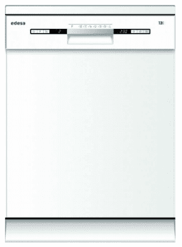 Lavavajillas Edesa EDW-6230 WH Blanco de 84.5 x 59.8 cm para 13 servicios con 7 programas de lavado | Clase E