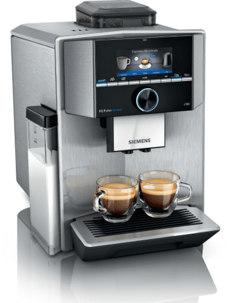 Cafetera superautomática Expresso Siemens TI9553X1RW | Acero inoxidable | EQ.9 plus connect s500 | Tecnología iAroma