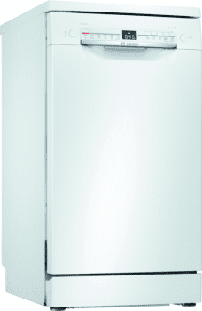 Lavavajillas Bosch SPS2HKW57E Blanco de 45 cm, para 9 servicios | WiFi Home Connect | Serie 4 | Clase E