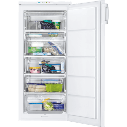 Congelador vertical Blanco Zanussi ZUAN19FW | 1250x545x630 | Alarma acústica y luminosa | Clase F