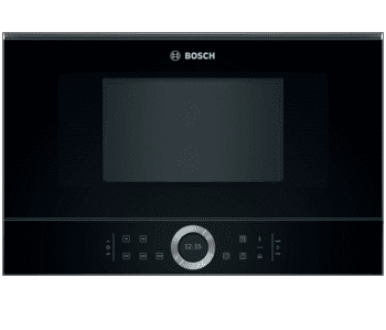 Bosch BFL634GB1 Microondas | Cristal Negro | 21L | Ap.Izquierda | Sin Grill | Serie 8 | STOCK